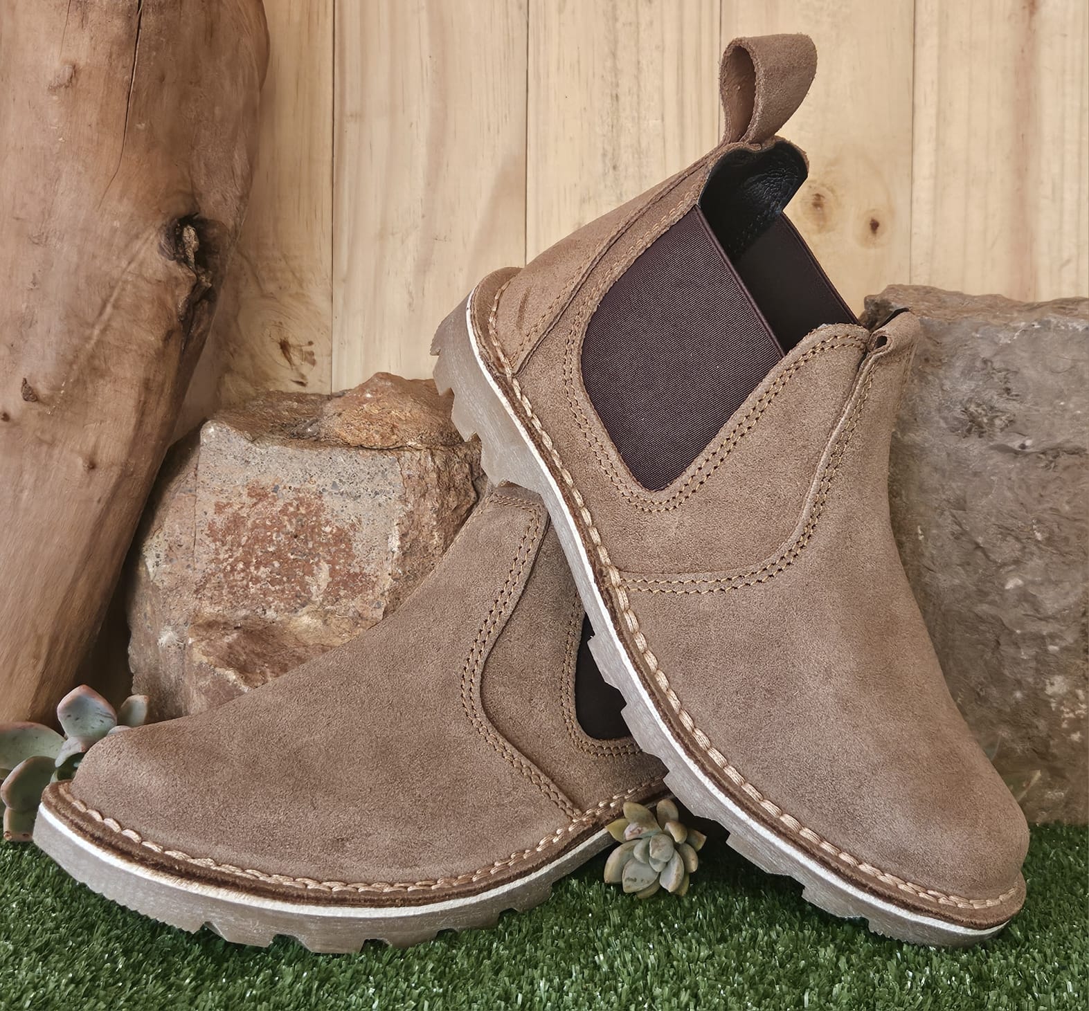 Men suede donkey