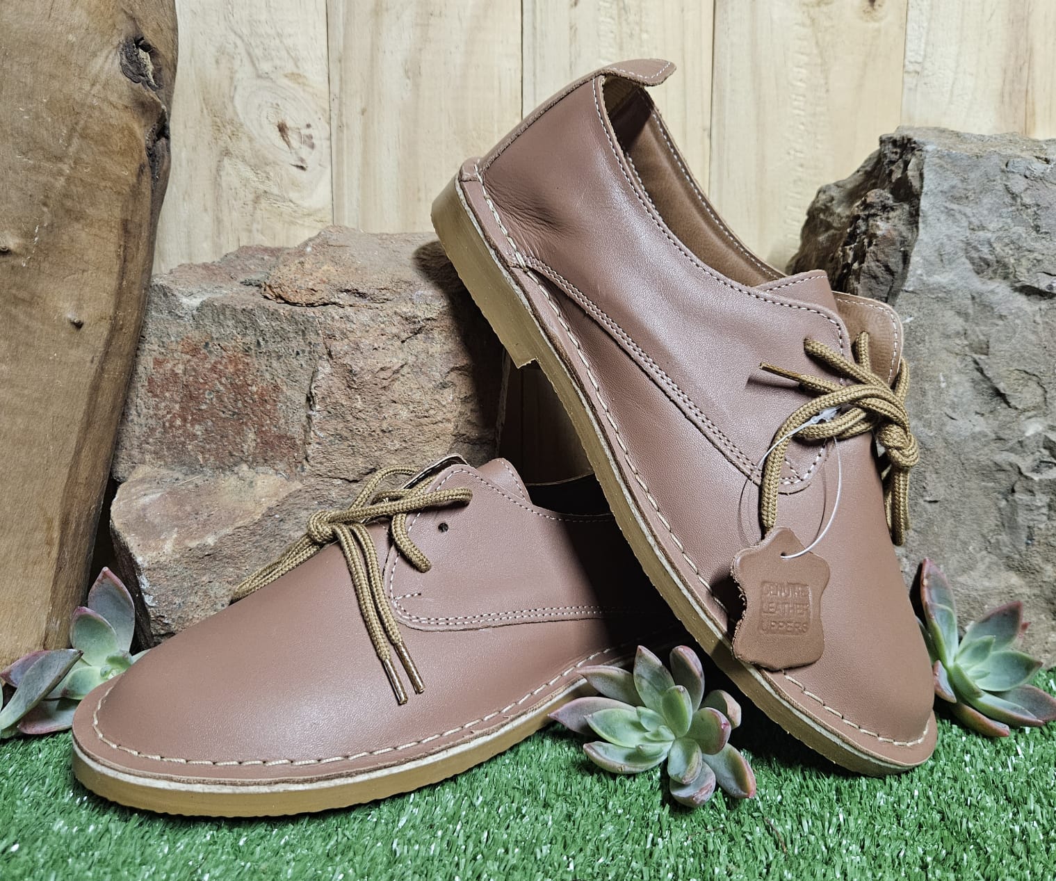 Lace up tan Aug26